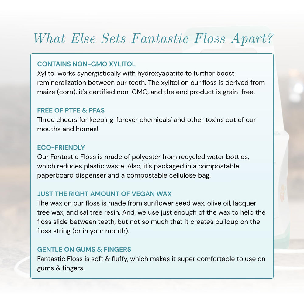Eco-friendly packaging materials for OraWellness floss