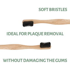 Eco-friendly packaging for bamboo toothbrushes (plastic-free)