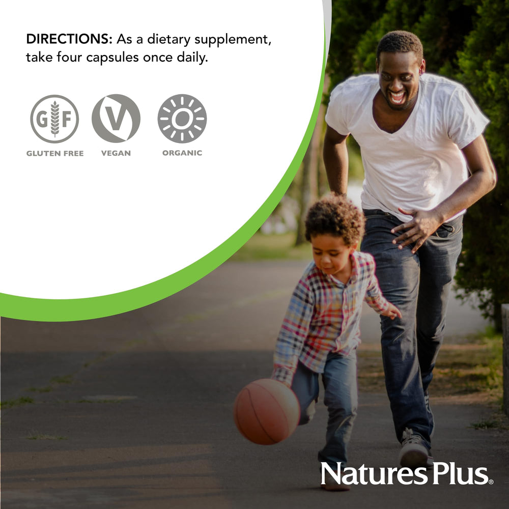 Eco-friendly packaging design concept for NaturesPlus calcium product