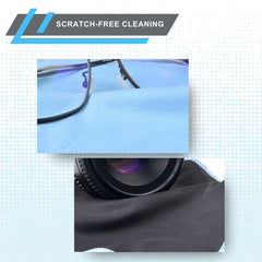 Pack shot of Eco-Fused Microfiber Cleaning Cloths 5-pack
