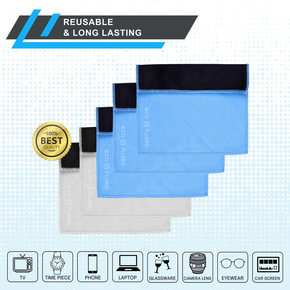 Cloths used to clean smartphones, tablets, TVs, laptops and glasses