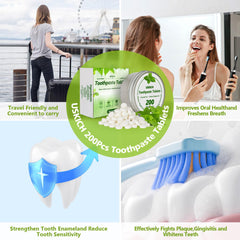 Eco-friendly recyclable packaging for toothpaste tablets