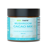 Product packaging for ECO-TASTE Mushroom Cacao Mix