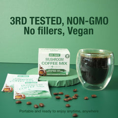 Box of ECO-TASTE Mushroom Coffee Mix with 12 sachets