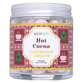 Ecofam Toothpaste Tablets Hot Cocoa flavor jar