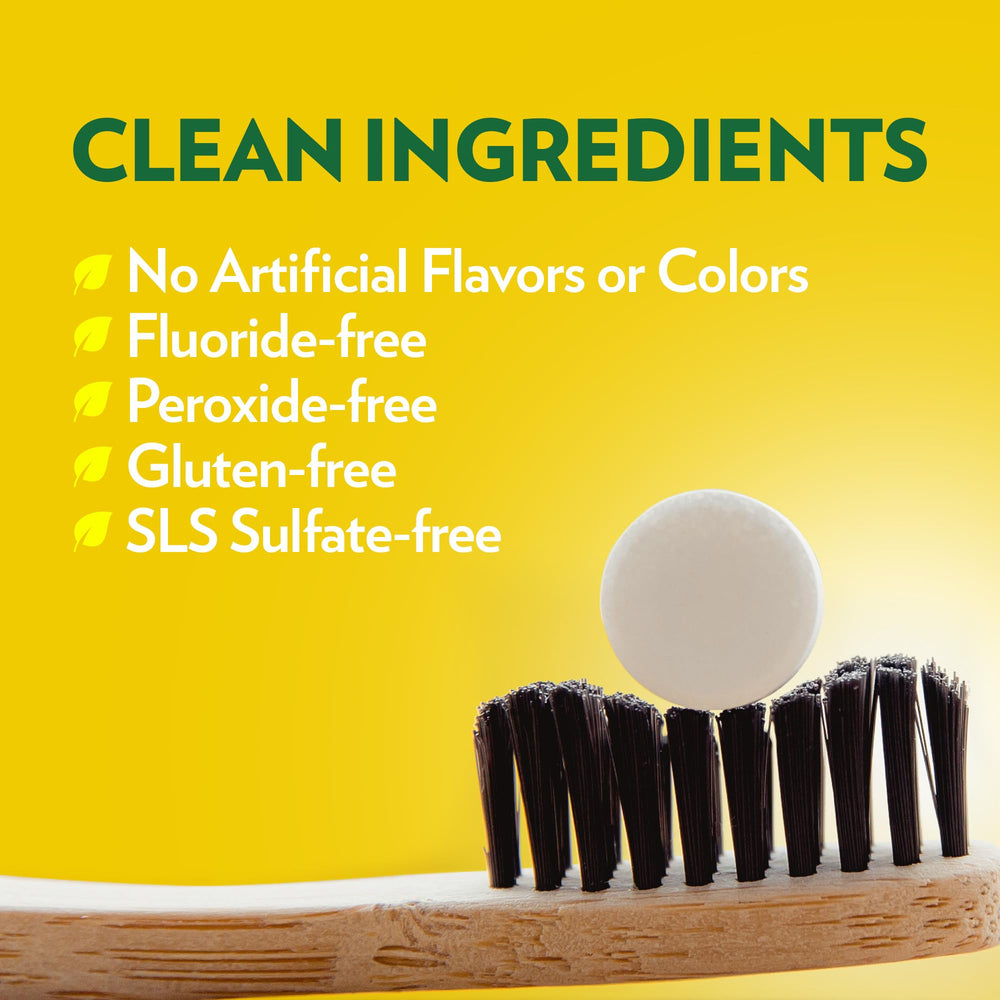 Ecofam zero-waste glass jar packaging for toothpaste tablets