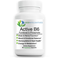 Bottle of EcoIntegratives Active B6 (P5P) 60 vegetarian capsules