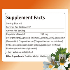 All-in-one eye health supplement packaging