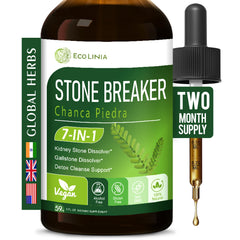 ECOLINIA Stone Breaker Drops bottle and packaging