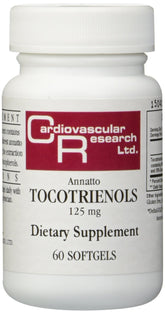 Ecological Formulas Annatto Tocotrienols 125 mg bottle — 60 gels