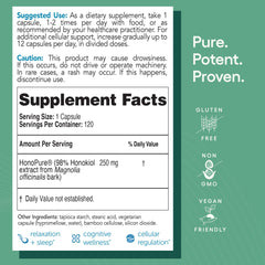 Nutraceutical supplement bottle on white background