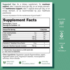 ecoNugenics PectaClear label notes Dr. Isaac Eliaz formulation