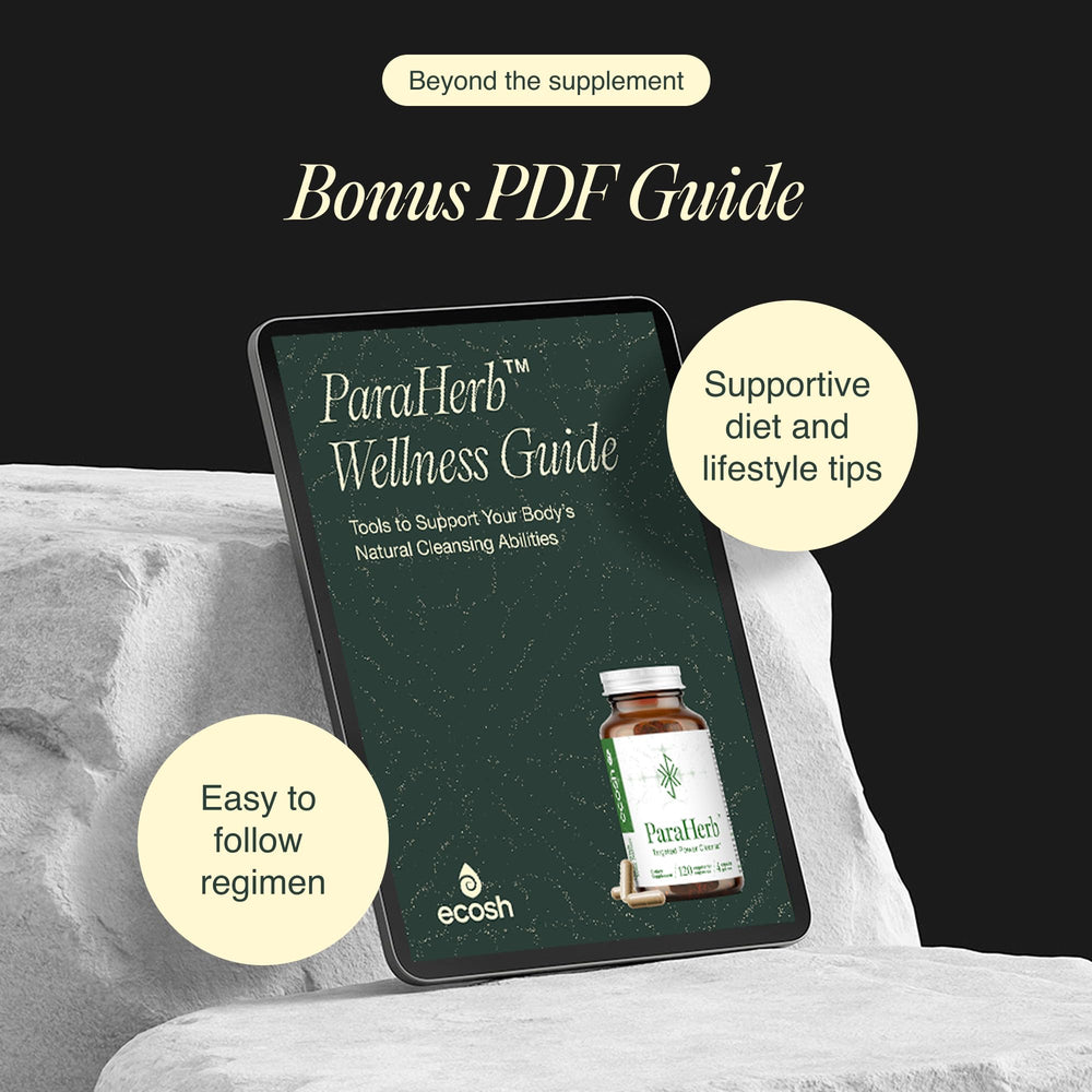 Ecosh ParaHerb chanterelle extract visual signals natural gut-health synergy