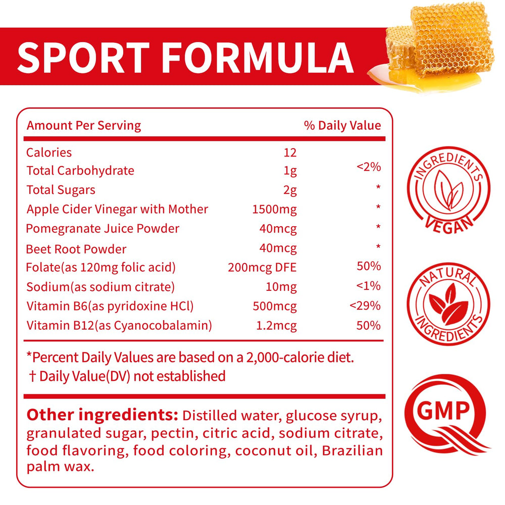 EDUDYF Keto ACV Gummies bottle back shows vegan-friendly ingredients for daily use