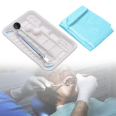 EDWERD disposable dental examination kit components laid out