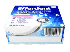 American Dental Association accepted logo on Efferdent packaging
