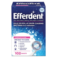 Efferdent denture cleanser 102-tablet pack