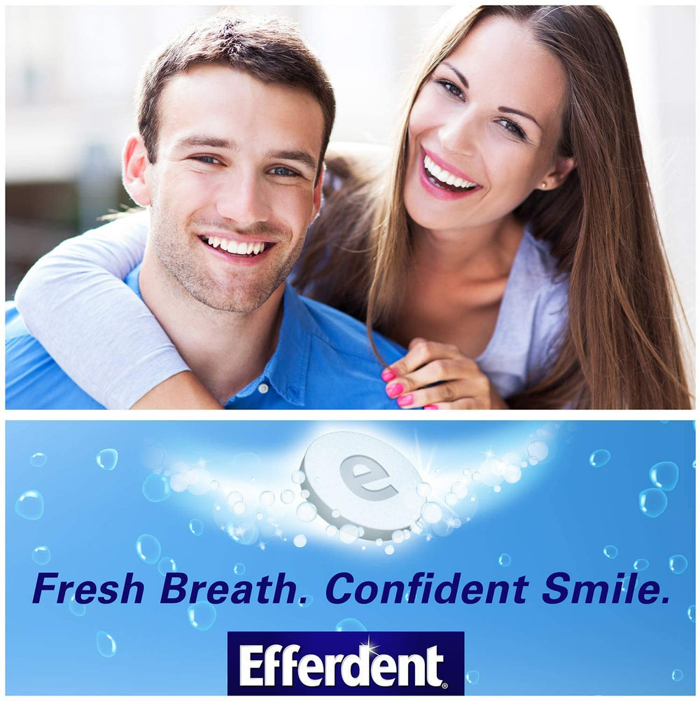 Fresh packaging of Efferdent Plus Mint Denture Cleanser