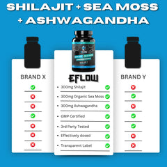 Immunity and vitality focus with Shilajit, Ashwagandha, Sea Moss