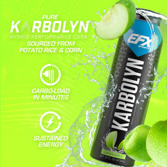 EFX Sports Karbolyn powder texture close-up showing smooth mixability