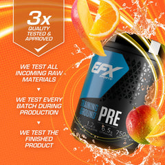 Kre-Alkalyn creatine and caffeine on nutrition panel