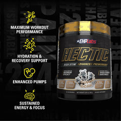 EHP Labs HECTIC mix in shaker boosts hydration and pumps