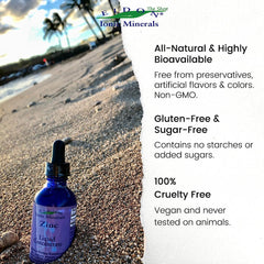 Close-up of Eidon product label on mineral drops