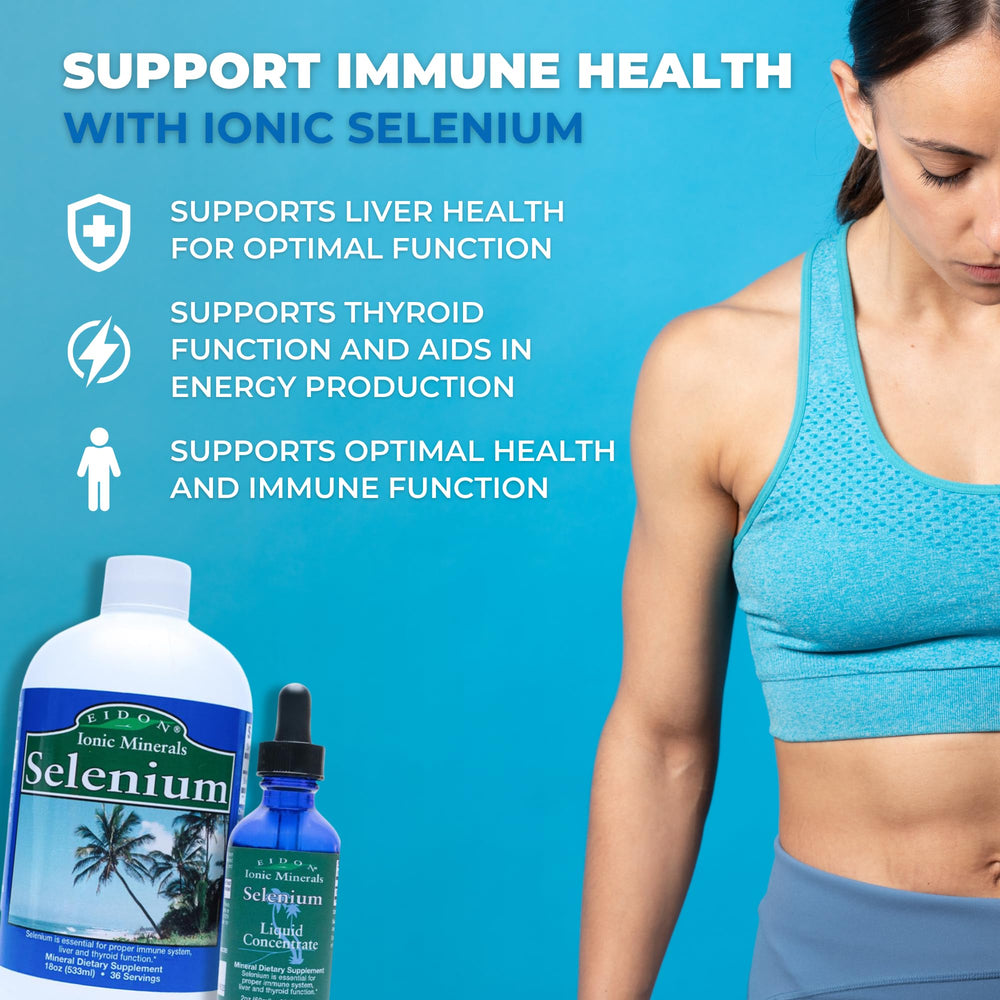 Product image showing Selenium in liquid form for supplementation