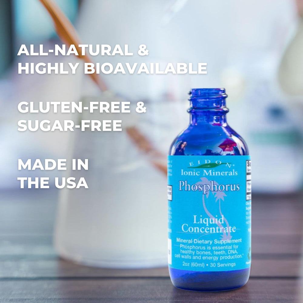 Label and ingredients of Eidon Liquid Phosphorus Drops