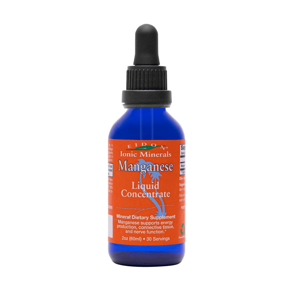 Eidon Manganese Liquid Drops bottle and label