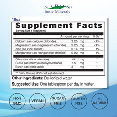 Close-up of Eidon ionic mineral drops bottle