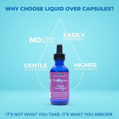 Three bottles of silica, zinc, and magnesium drops