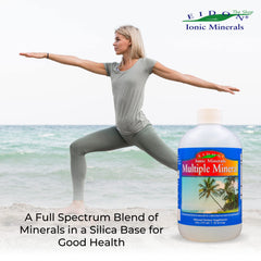 Lifestyle image showing hydration with mineral drops