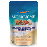 Eidon SuperBiome bottle with label on a clean surface