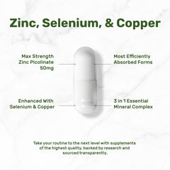8-month supply container of zinc picolinate supplement