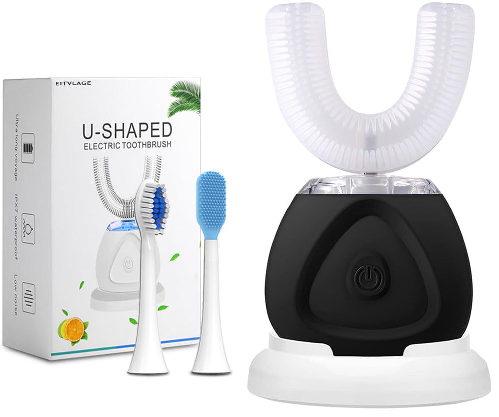 EITVLAGE 360 Ultrasonic Toothbrush with charging dock