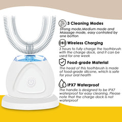Front view of EITVLAGE 360 Ultrasonic Toothbrush
