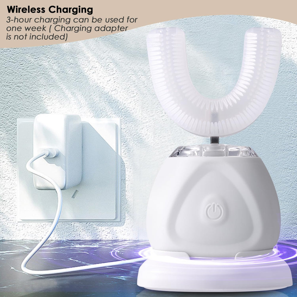 EITVLAGE 360 Ultrasonic Toothbrush in use during brushing