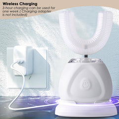 EITVLAGE 360 Ultrasonic Toothbrush in use during brushing