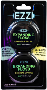EZZI Woven Expanding Dental Floss Mint packaging