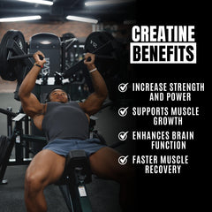 Nutrition facts panel for Ekkovision Creatine Monohydrate Gummies