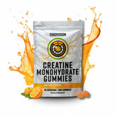 Ekkovision Creatine Monohydrate Gummies orange citrus packaging