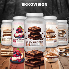 Ekkovision protein pancakes idea close-up for a protein-packed breakfast.