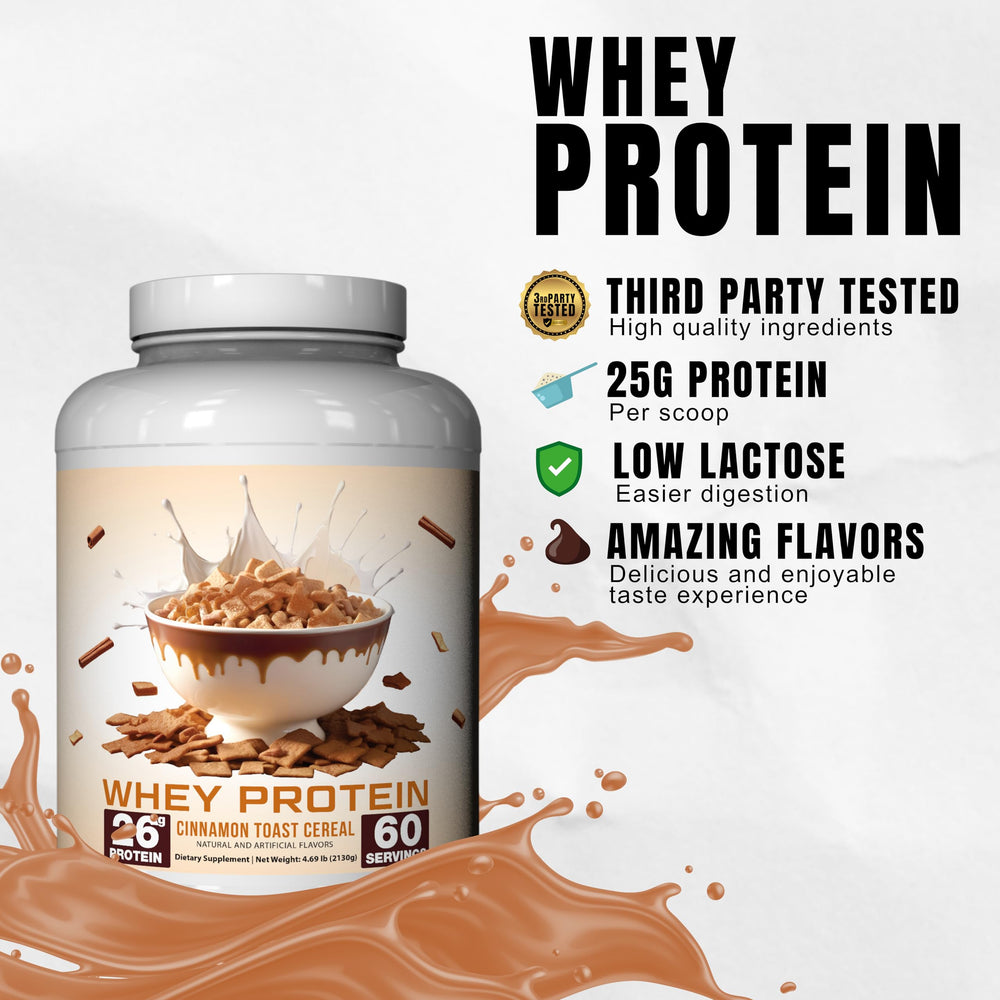 Protein pancakes made with Ekkovision Cinnamon Toast Cereal flavor