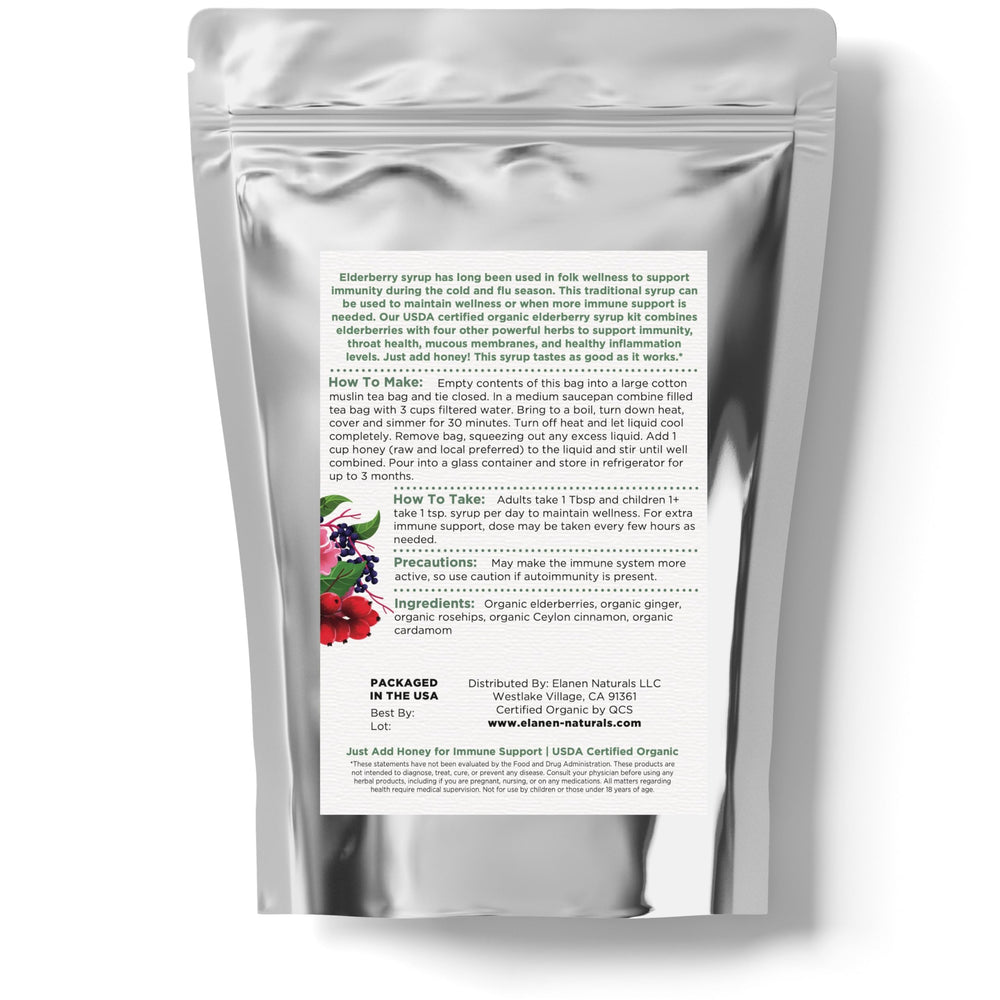 USDA Organic and GMP compliant seal on packaging