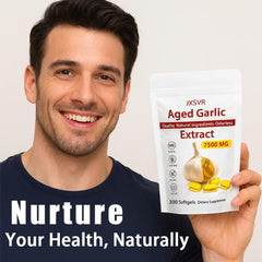 Odorless aged garlic softgels capsules