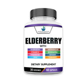 American Standard Elderberry 8-in-1 60-cap bottle – front view