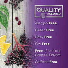 Elderberry gummies with Vitamin C and Zinc