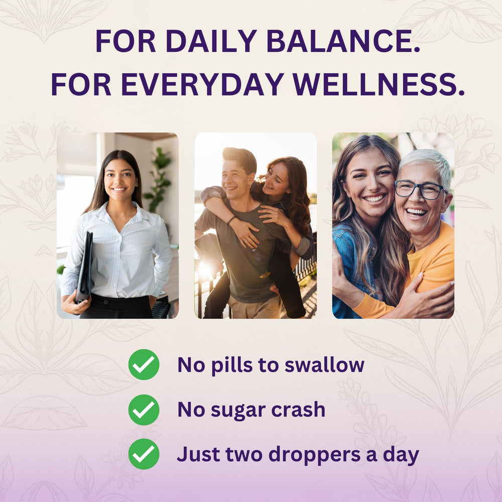 Premium glass 2 oz bottle with 30-day supply