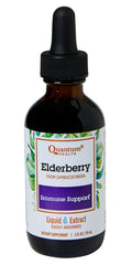 Quantum Health Black Elderberry Liquid Extract bottle and label